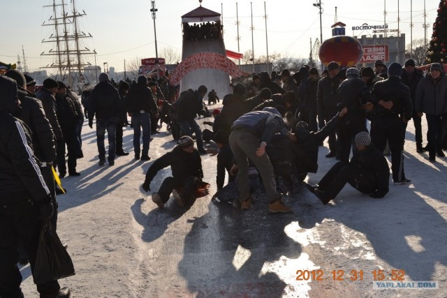 Москва. Утро. 1 января