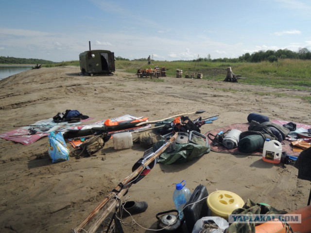 Сплав по реке Чулым