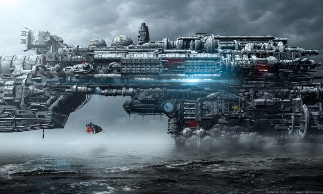 Рисунки: фантастика, Sci-Fi, киберпанк