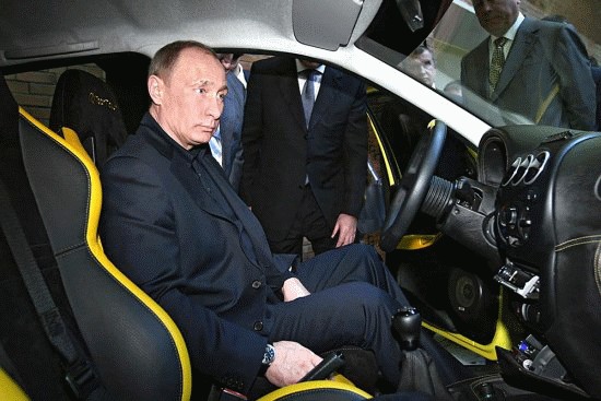 Путин осмотрел ВАЗ