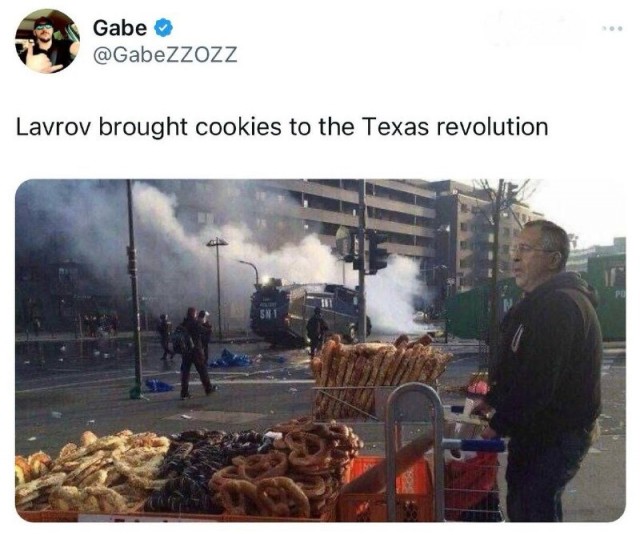 «Лавров принес печенье для техасской революции»