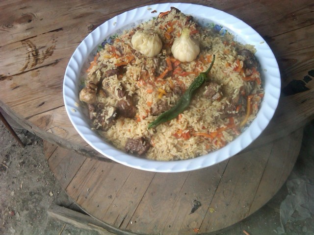 Как я готовлю вкусный плов в казане.