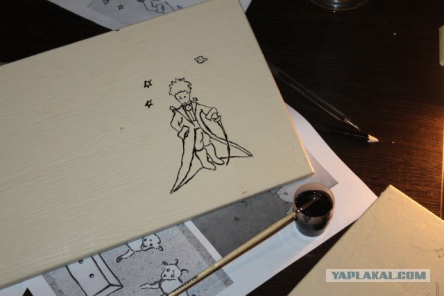 Реставрация комода по мотивам  сказки Экзюпери