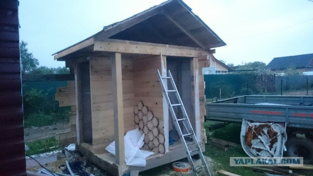 Дачный туалет + душевая один из вариантов