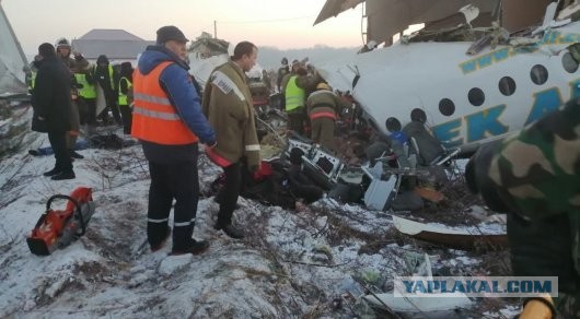 Самолет компании Bek Air разбился в Казахстане
