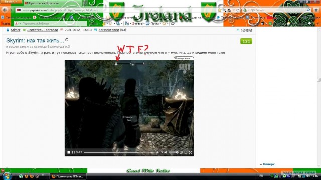 Skyrim: нах так жить...