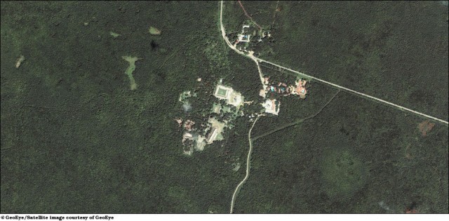 Древние места обитания со спутника