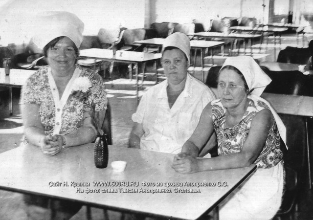 Магазины и заведения общепита поселка Нижняя Крынка, 1950-1980 г