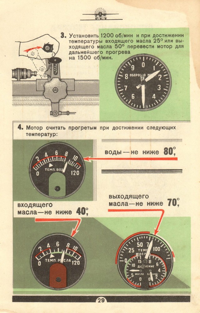 Инструкция летчику по эксплоатации самолета Ил-2 с мотором АМ-38 - 1942 год