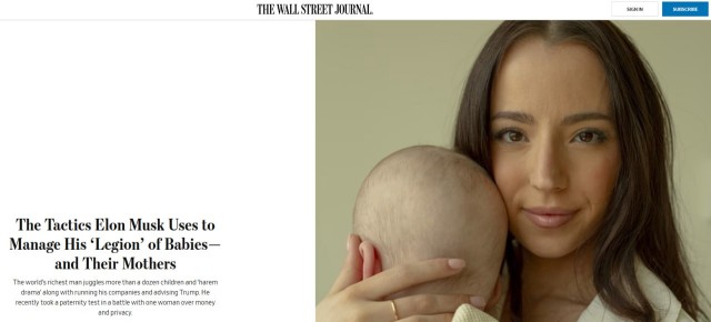У Илона Маска больше, чем 14 детей и он ищет любовниц, предлагая им родить ребенка от него, - The Wall Street Journal