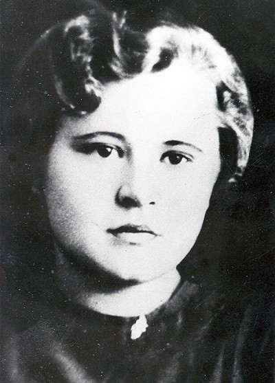 Надпись подпольщицы П. Савельевой