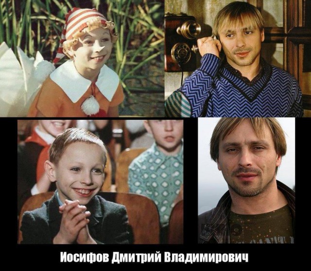 Советские актёры в своих первых фильмах и сейчас