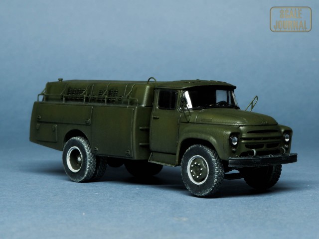 Моё хобби моделизм: АПА-50 на базе Зил-130 в масштабе 1/72