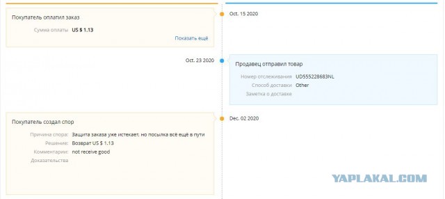 Уникальный случай обмана на Aliexpress