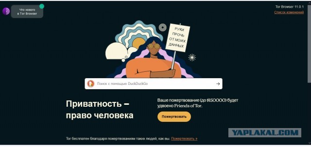 Роскомнадзор заблокировал сайт Tor по решению Саратовского районного суда за 2017 год