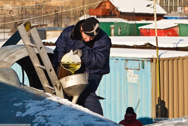 Восстановление Ил-14Т на Тушинском аэродроме