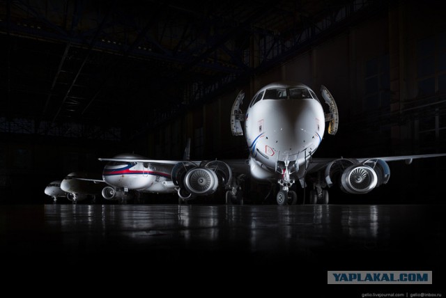 Производство самолетов Sukhoi Superjet 100