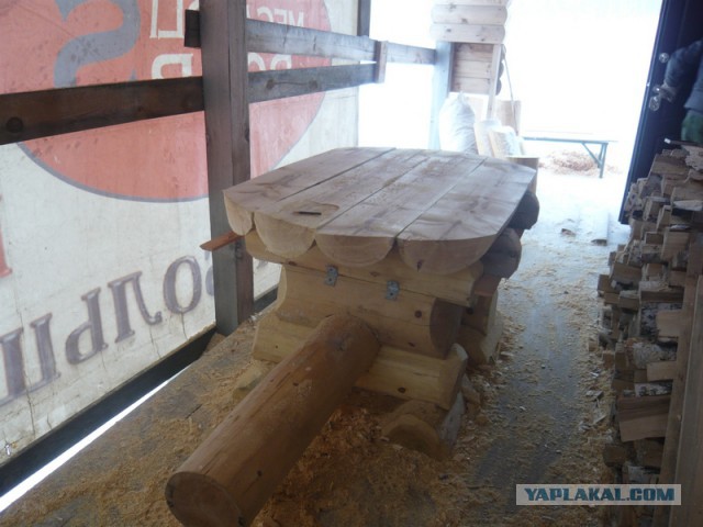 Изготовление садовой мебели из кедра