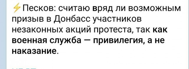 В Госдуму законопроект о призыве на военную службу тех, кого привлекли к ответственности за участие в незаконных акциях