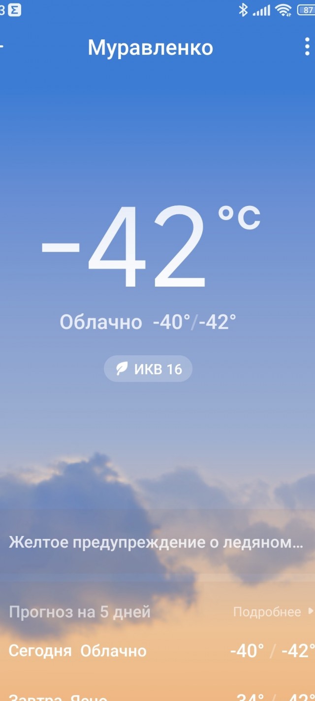 Как вам погода