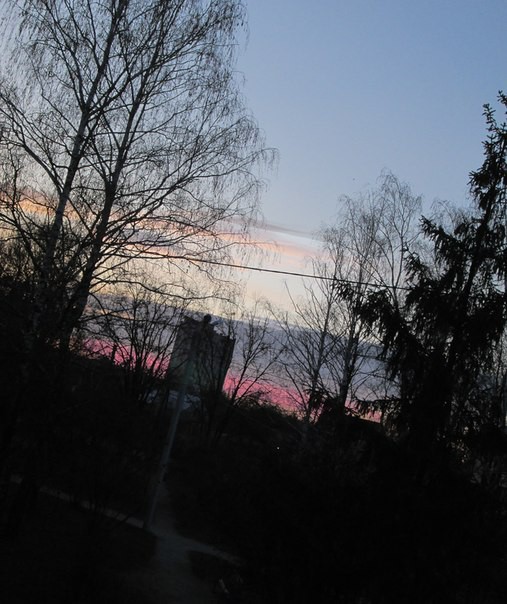 Символичный закат в Харькове