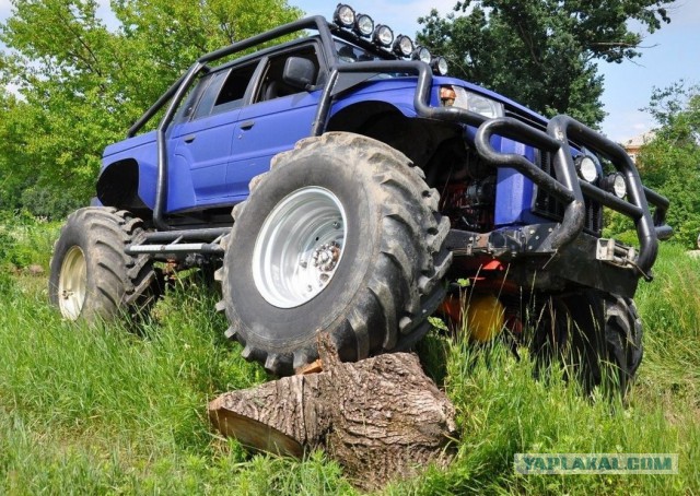 Необычный Pajero на базе УАЗ Patriot и ГАЗ 66