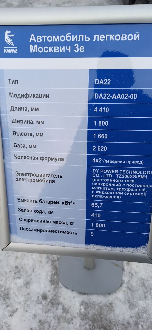 К нам привезли Москвич, сходил посмотрел