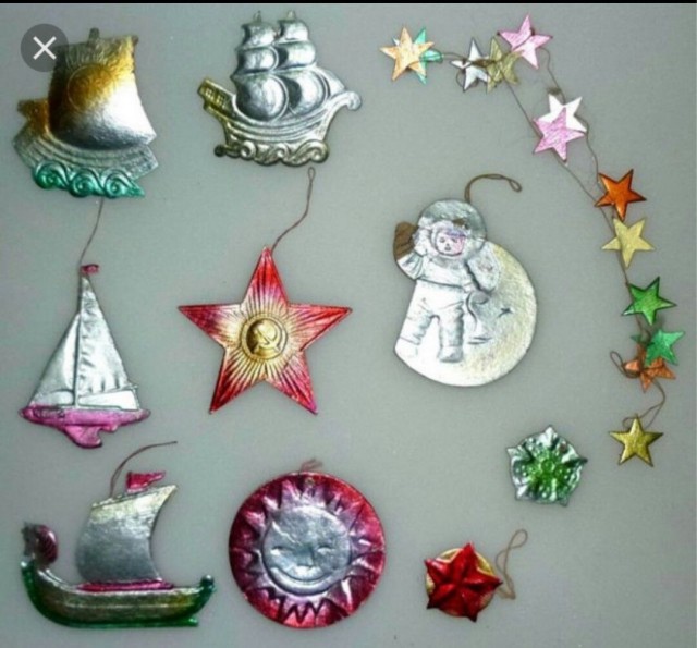 Новогодние украшения СССР