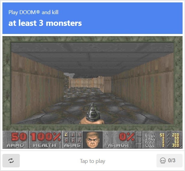 DOOM превратили в капчу