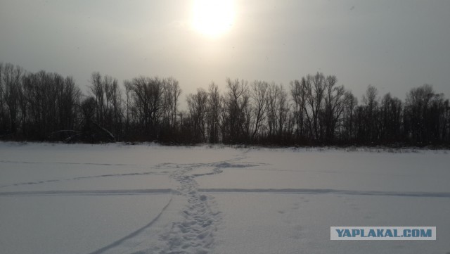 Зимняя рыбалка в Нижнекамске.