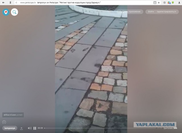 Во Владивостоке идет митинг против коррупции.