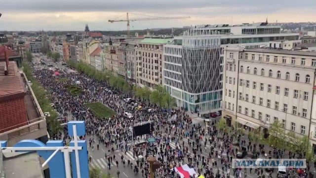 В Чехии прошли антироссийские митинги