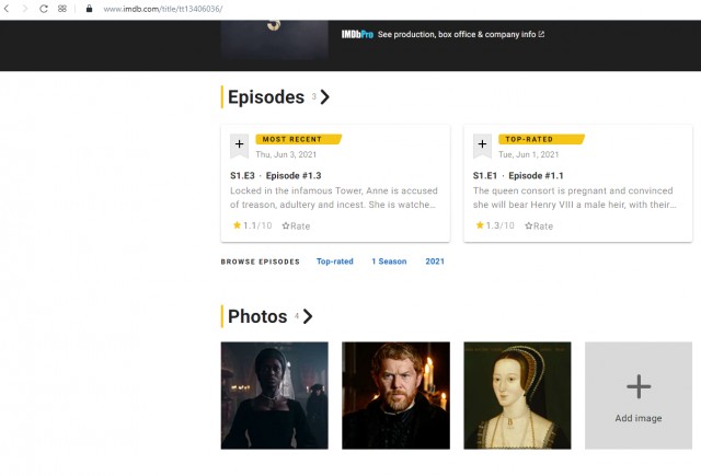 IMDB тоже умеет "обнулять"