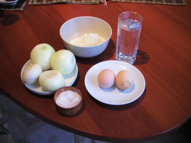 Лук в кляре.