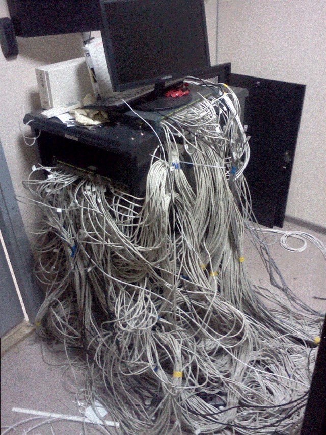 Как я впервые укладывал много кабеля