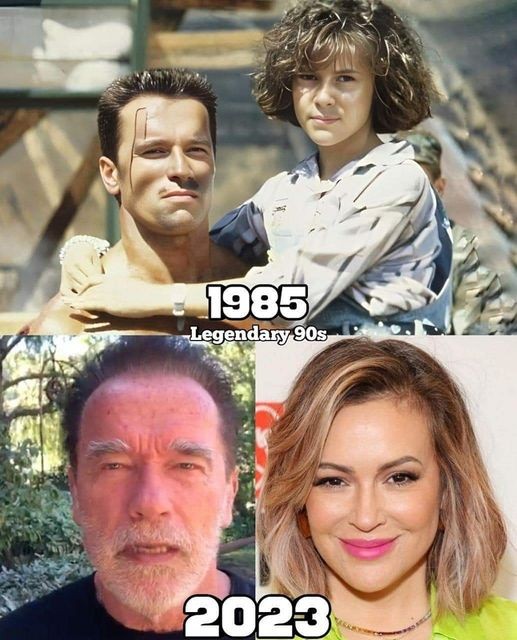 "Командо" 1985 год, Арнольд Шварценеггер и Алисса Милано