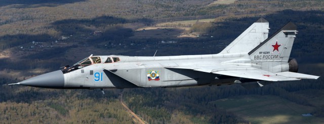 МиГ-31 сбил крылатую ракету