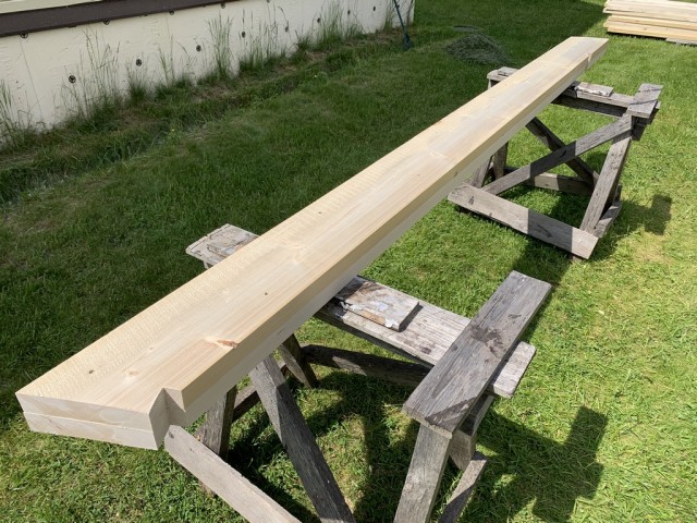 Навес для авто из бруса своими руками