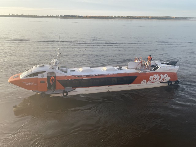 Саратов вчера посетил красивый гость: «Метеор-120Р» впервые прибыл в Саратов