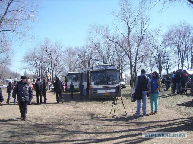 Место приземления Ю.Гагарина