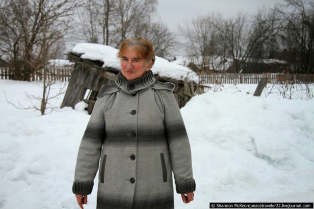 Один день американки в российской деревне.