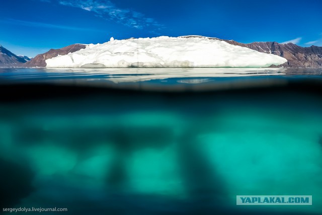 Как выглядит айсберг под водой