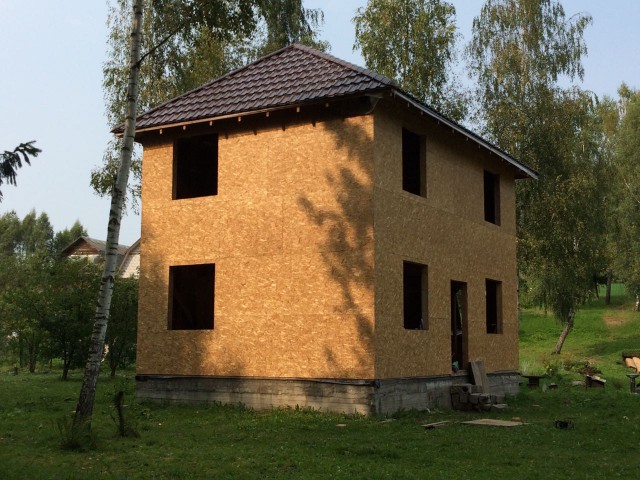 Каркасный дом 200 кв.м в 7 фото.