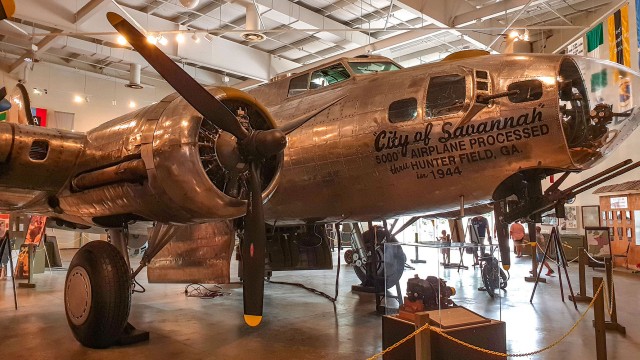 Музей авиации в городе Саванна, штат Джорджия