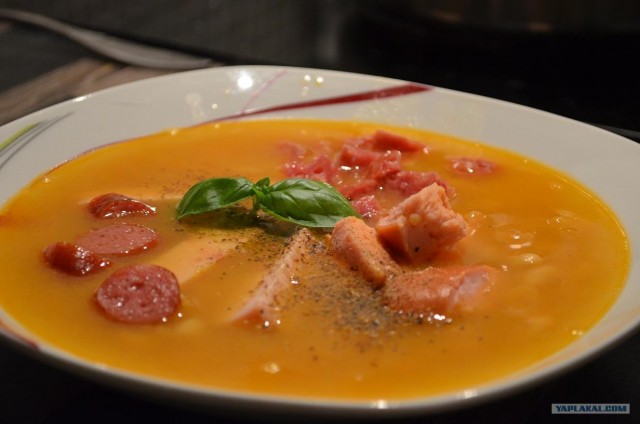 Астурийская фабада из Лигурии....