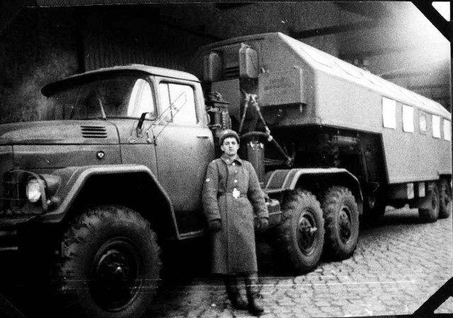 Автомобильный пост. Траспорт СССР