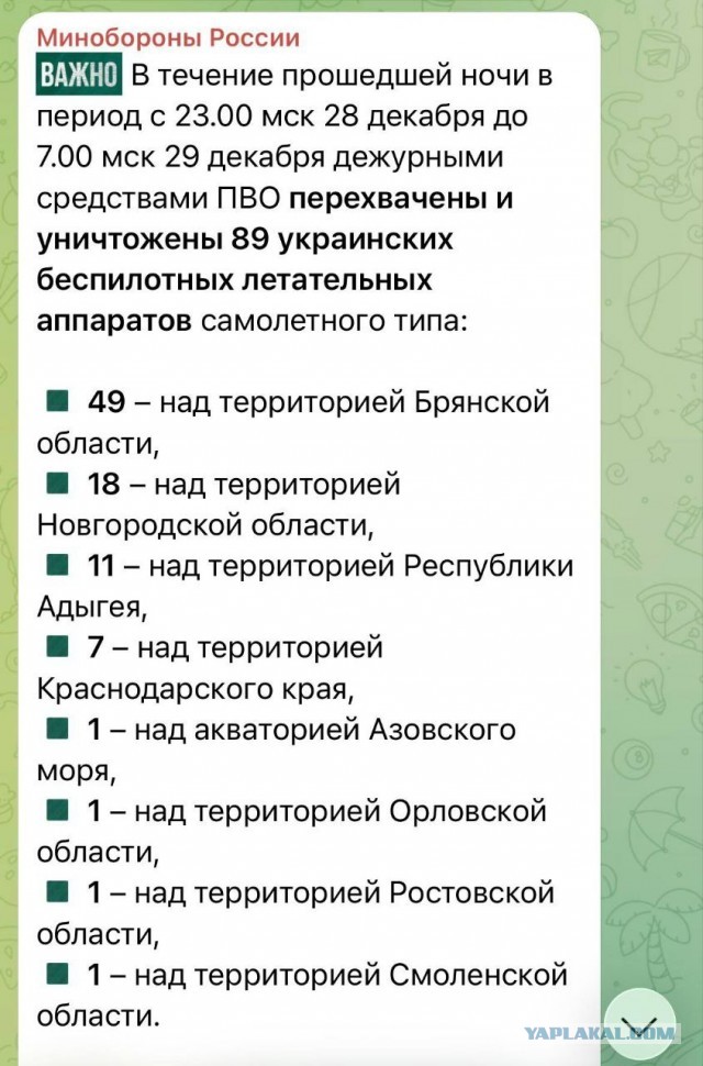 Лавров: Киев предпринял атаку БПЛА на госрезиденцию президента РФ в Новгородской области