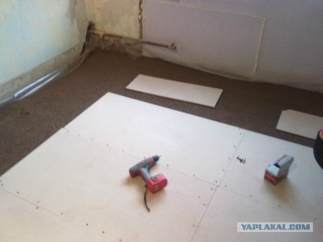 Замена пола в однокомнатной квартире