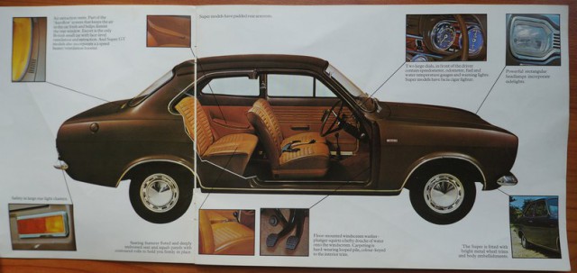 Автомобили 70-х в рекламе.