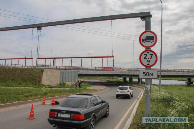 Мост глупости. Вечер у водителя не задался